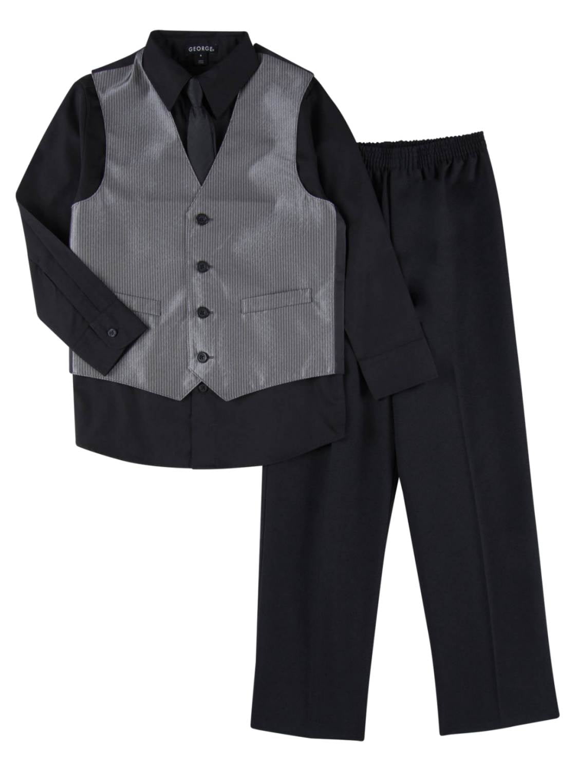 black pin strip vest Black pin strip vest